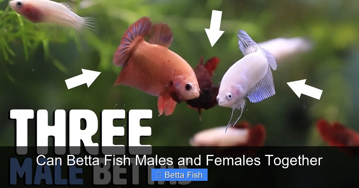 Can Betta Fish Males and Females Together
