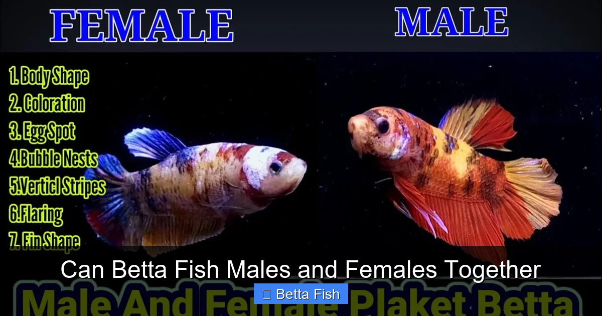 Can Betta Fish Males and Females Together