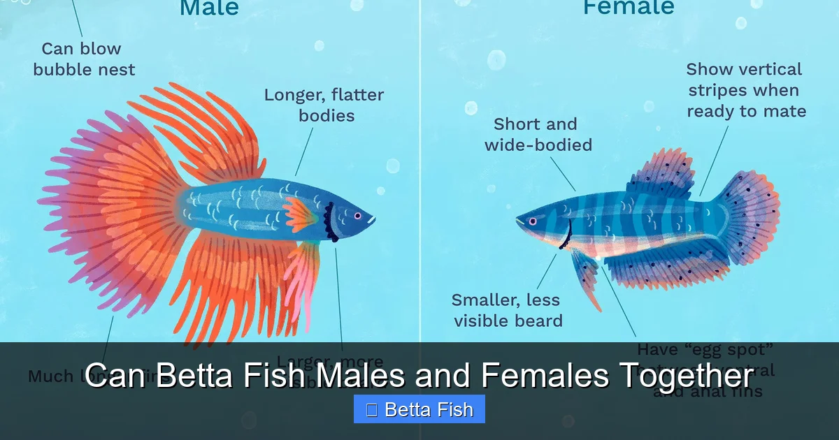 Can Betta Fish Males and Females Together