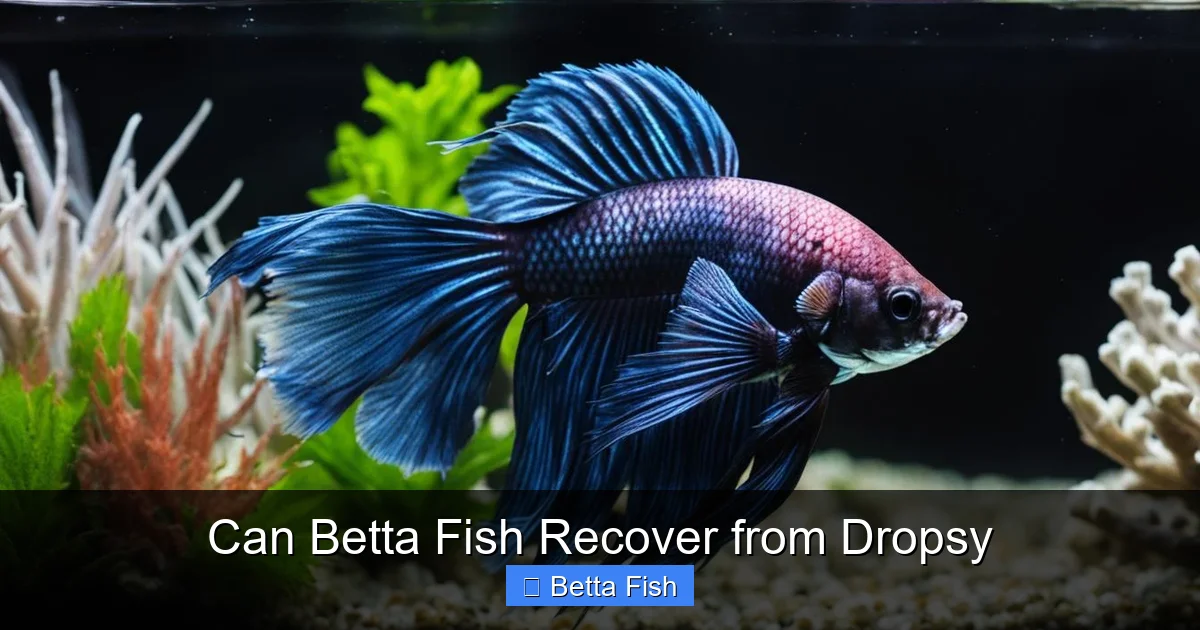 Can Betta Fish Recover from Dropsy
