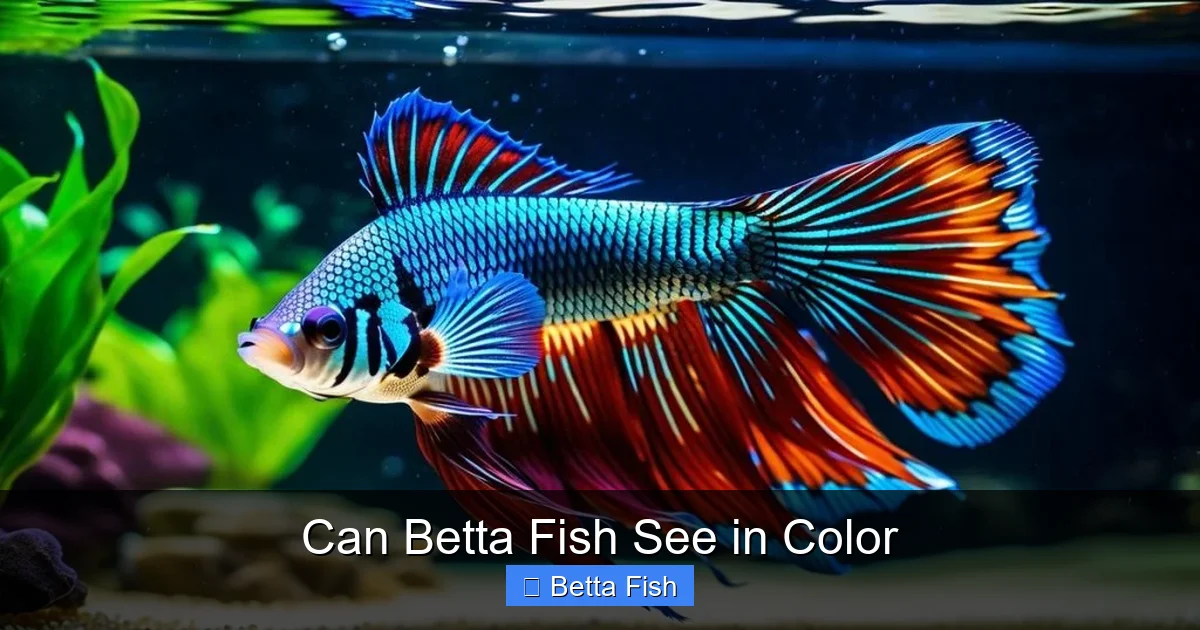 Can Betta Fish See in Color