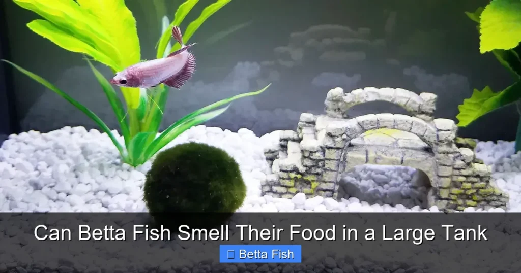 Can Betta Fish Smell Their Food in a Large Tank