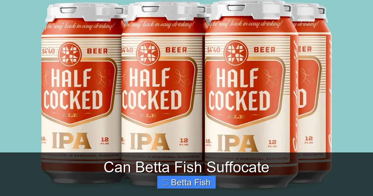 Can Betta Fish Suffocate