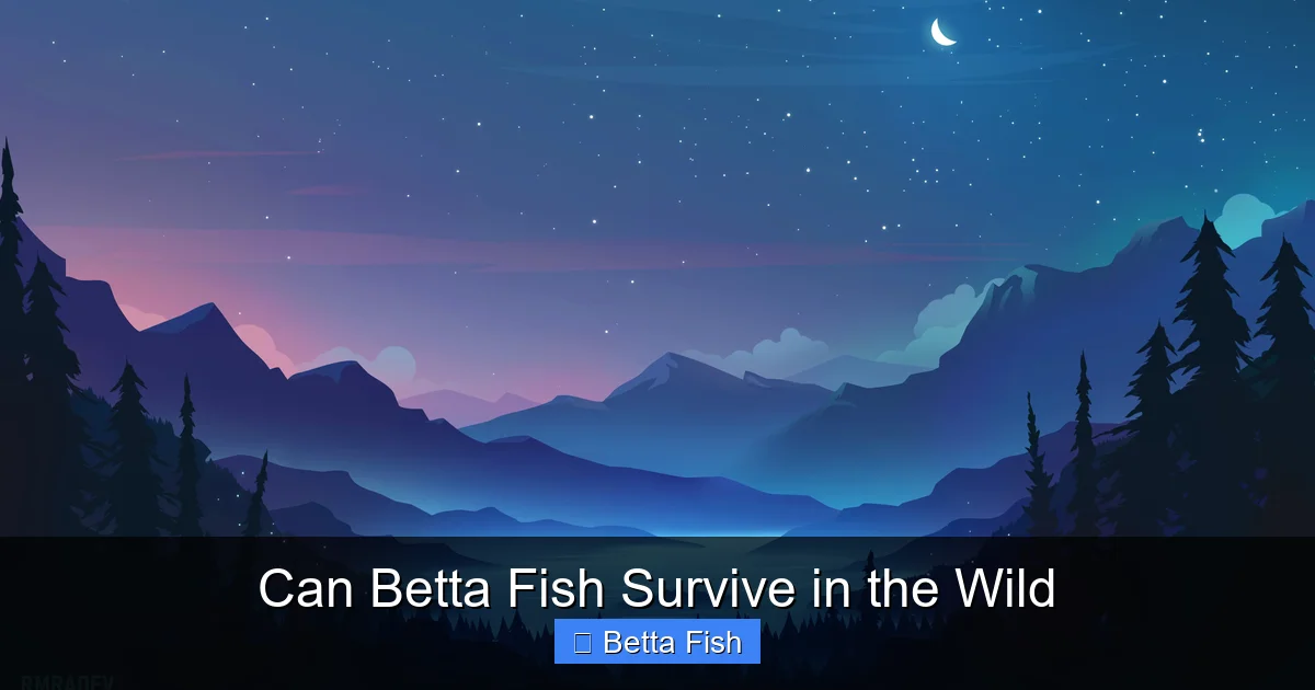 Can Betta Fish Survive in the Wild