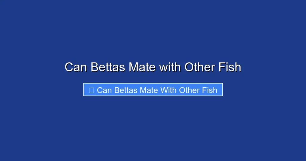 Can Bettas Mate with Other Fish