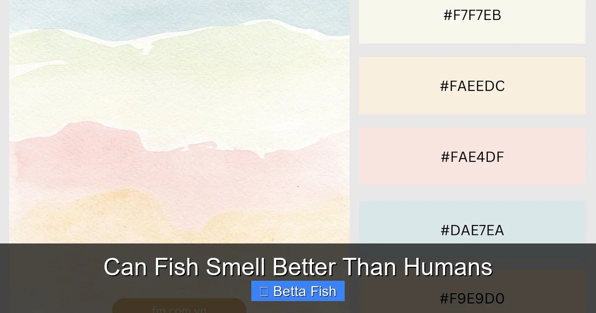 Can Fish Smell Better Than Humans