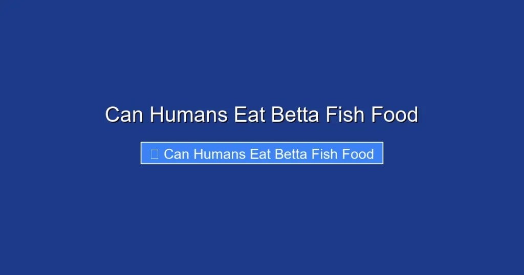 Can Humans Eat Betta Fish Food