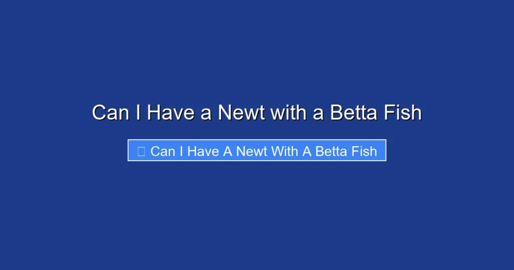 Can I Have a Newt with a Betta Fish