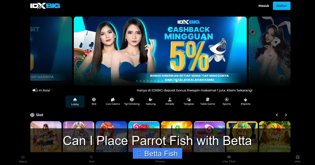 Can I Place Parrot Fish with Betta