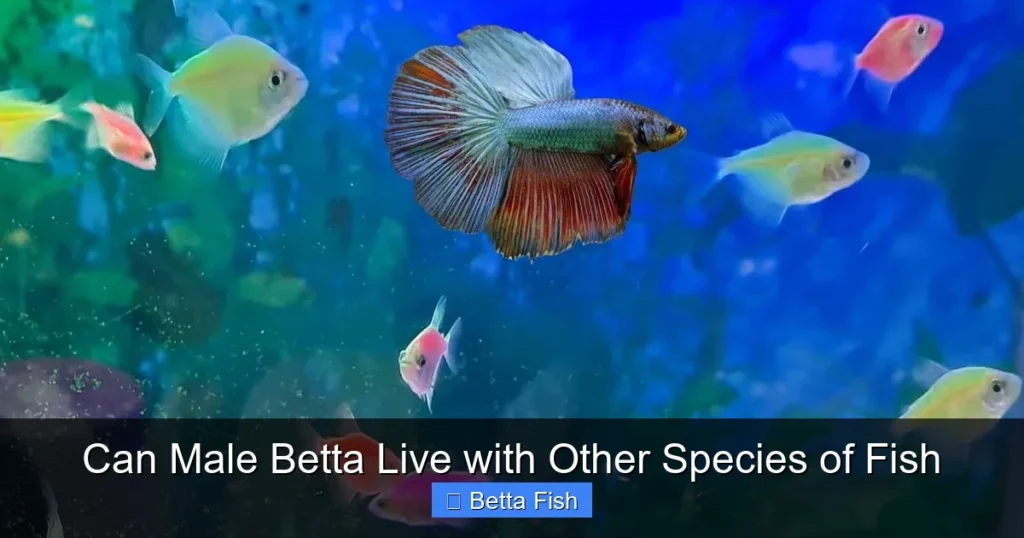 Can Male Betta Live with Other Species of Fish