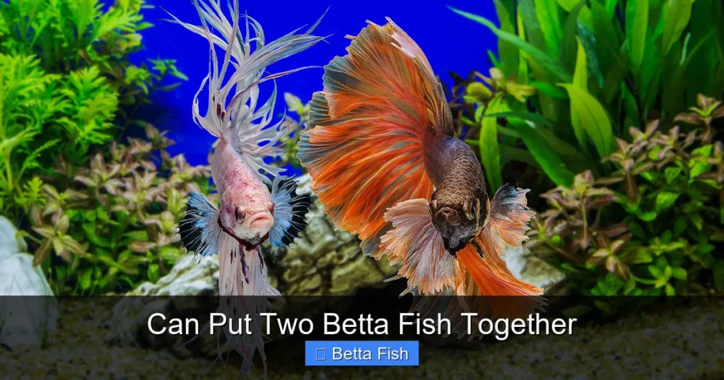 Can Put Two Betta Fish Together