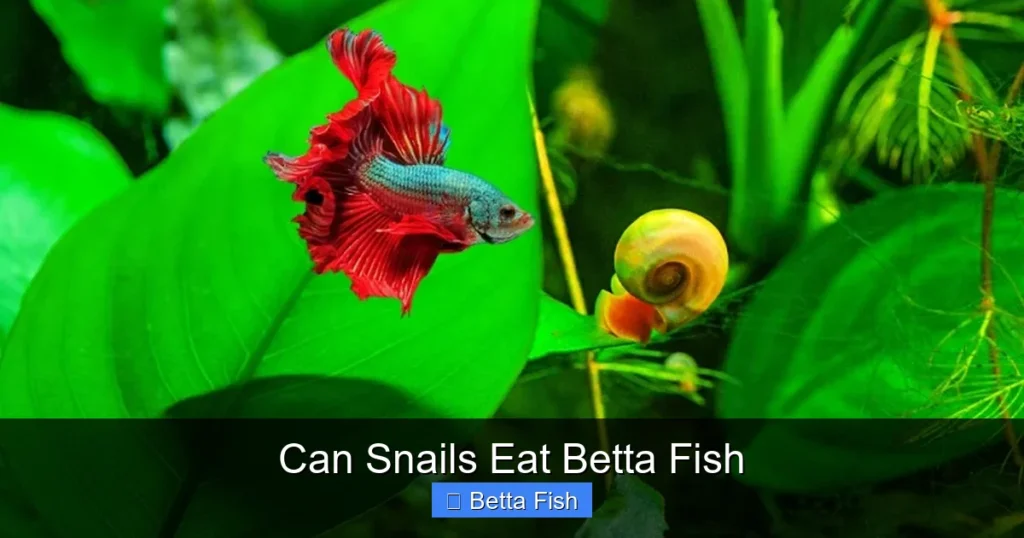Can Snails Eat Betta Fish
