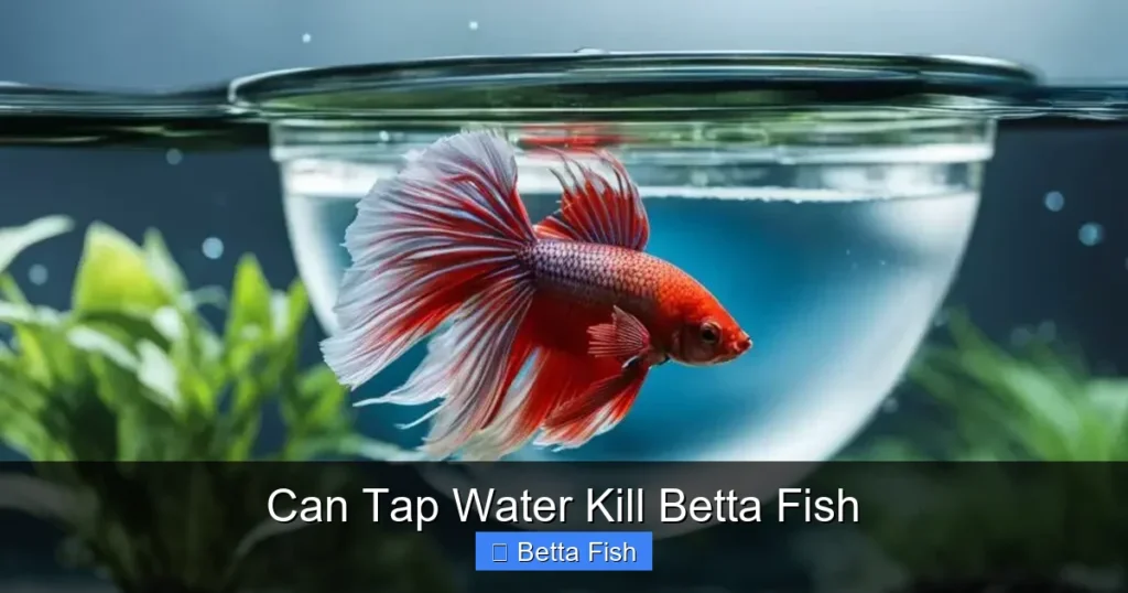Can Tap Water Kill Betta Fish