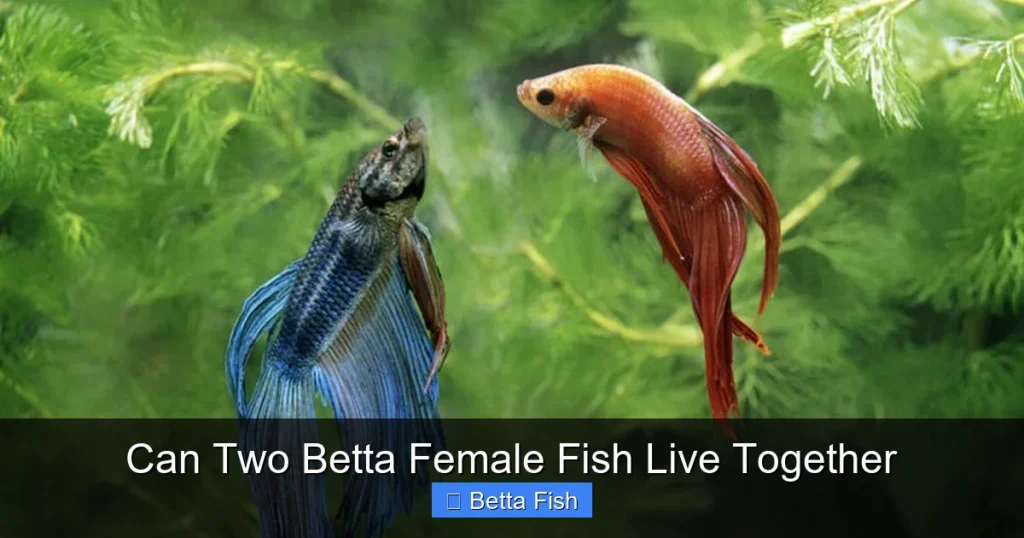 Can Two Betta Female Fish Live Together