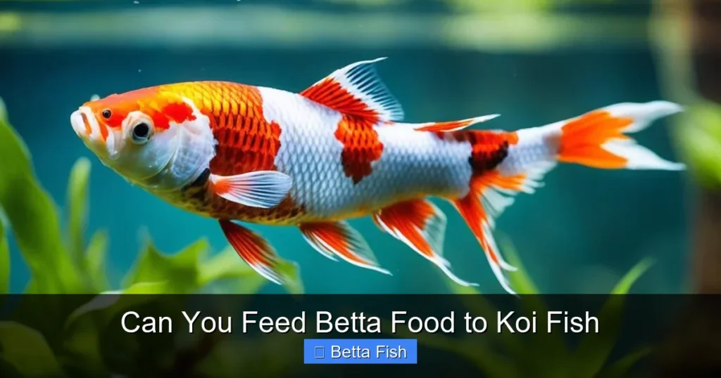 Can You Feed Betta Food to Koi Fish