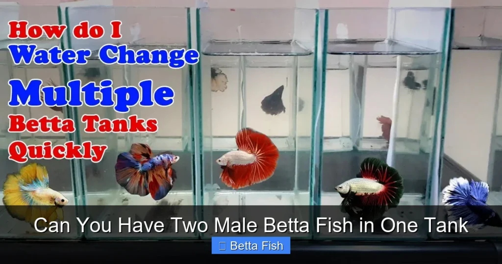 Can You Have Two Male Betta Fish in One Tank