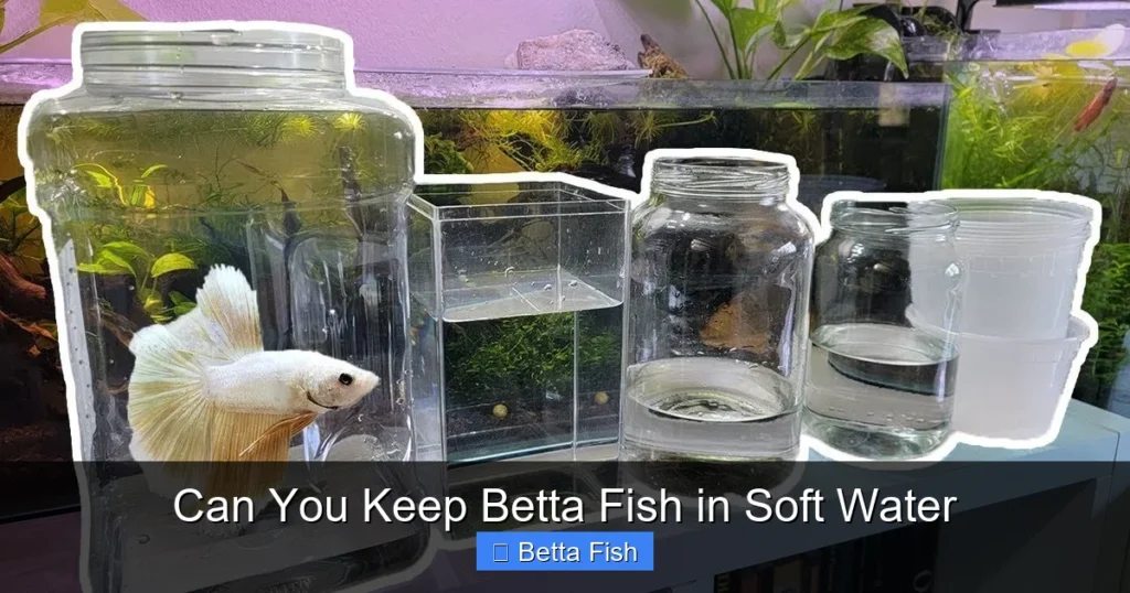 Can You Keep Betta Fish in Soft Water
