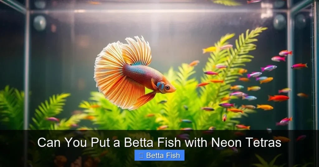 Can You Put a Betta Fish with Neon Tetras