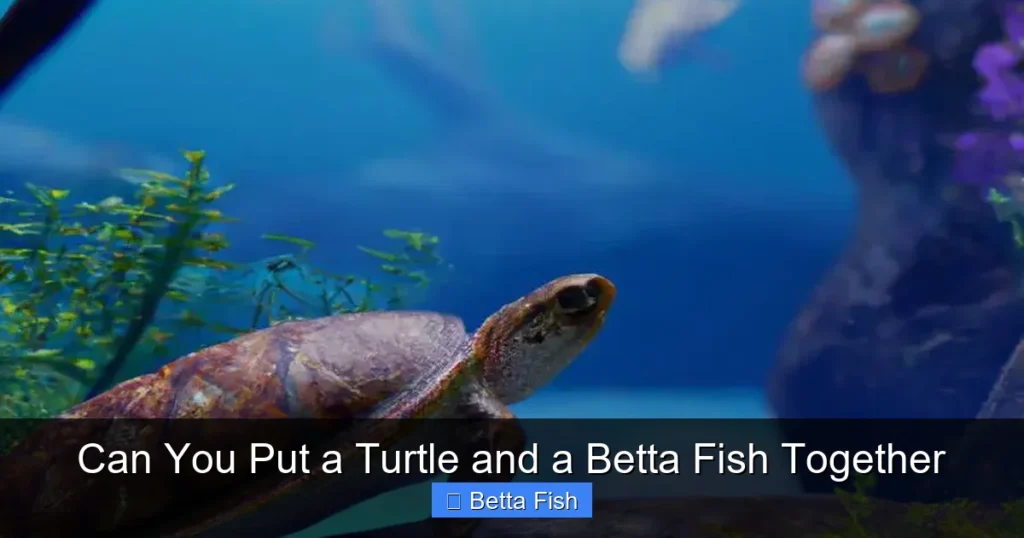 Can You Put a Turtle and a Betta Fish Together