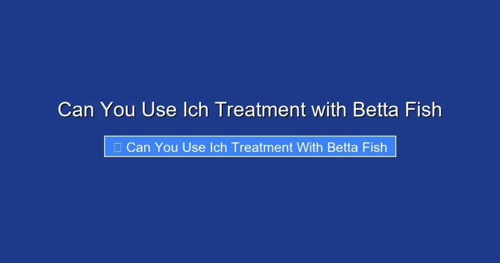 Can You Use Ich Treatment with Betta Fish