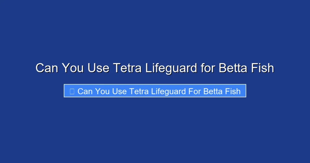 Can You Use Tetra Lifeguard for Betta Fish
