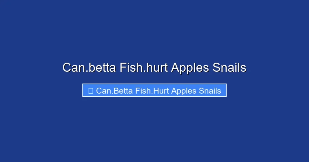 Can.betta Fish.hurt Apples Snails