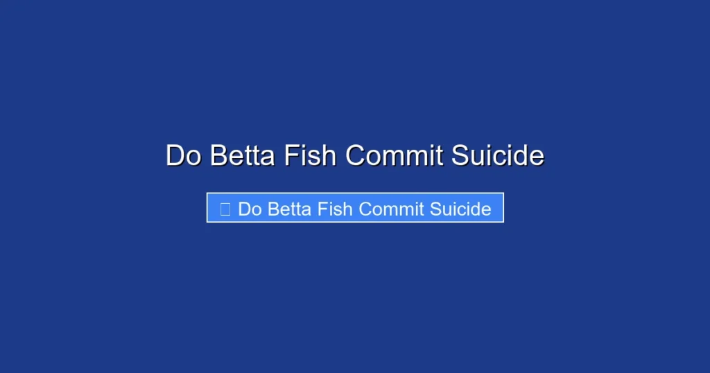 Do Betta Fish Commit Suicide
