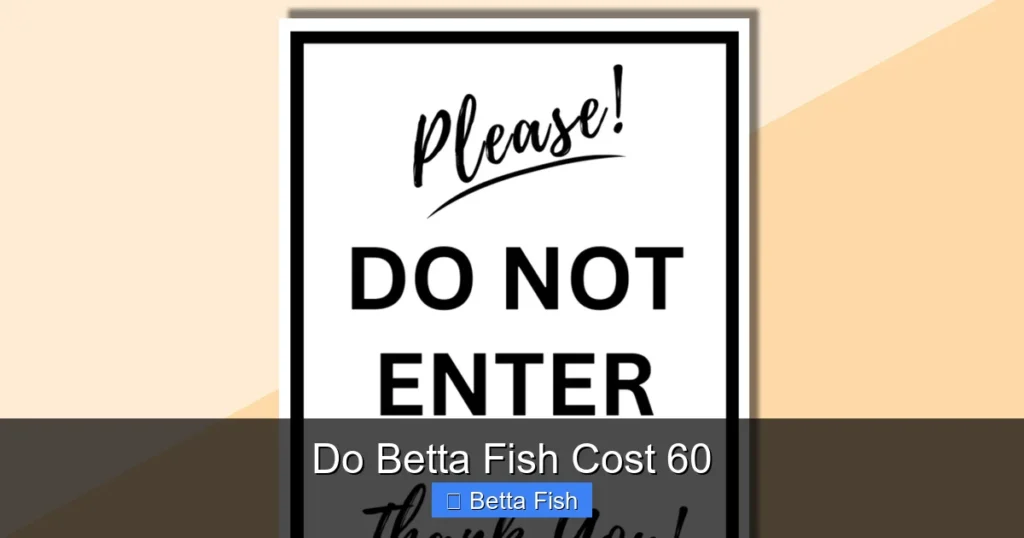 Do Betta Fish Cost 60