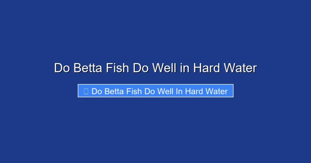 Do Betta Fish Do Well in Hard Water