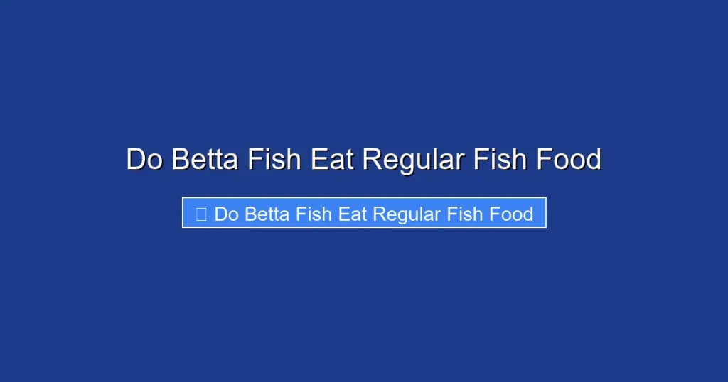Do Betta Fish Eat Regular Fish Food
