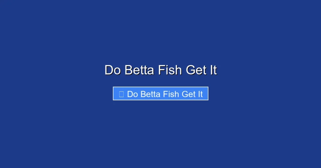 Do Betta Fish Get It