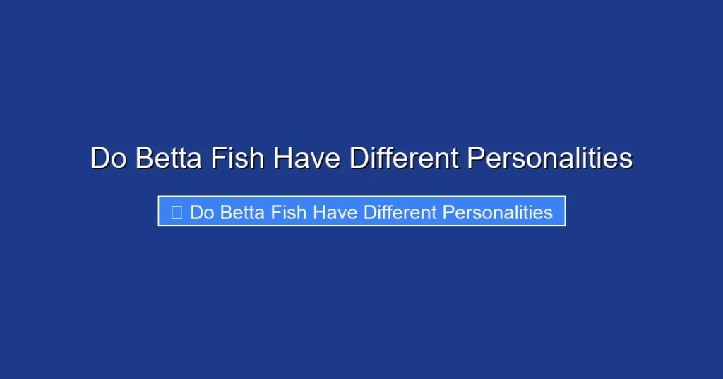 Do Betta Fish Have Different Personalities