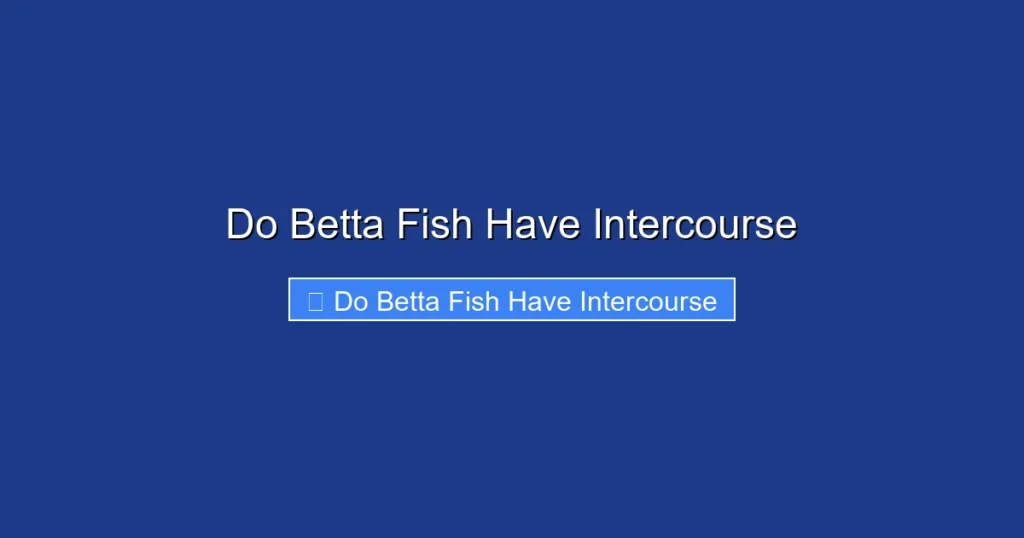 Do Betta Fish Have Intercourse