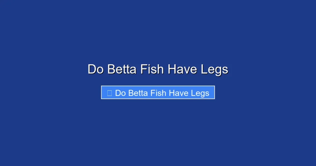 Do Betta Fish Have Legs