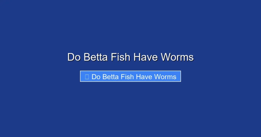 Do Betta Fish Have Worms
