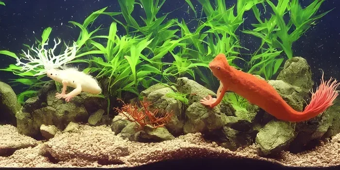 Can Axolotls Live with Betta Fish
