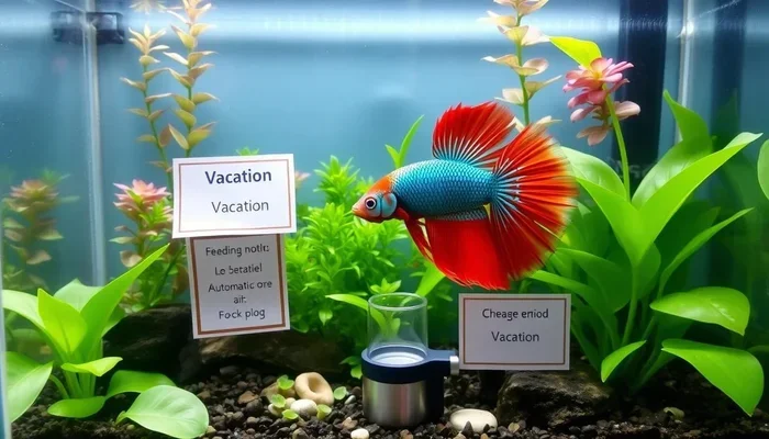 How to Feed Betta Fish While on Vacation Safely