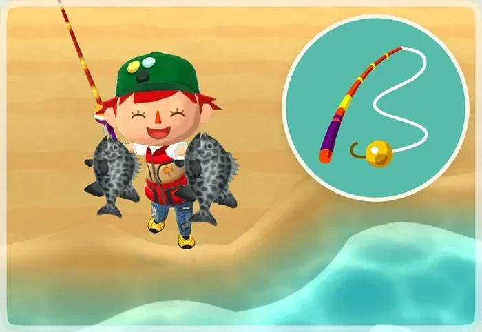 Is the Colorful Fishing Rod Better Animal Crossing