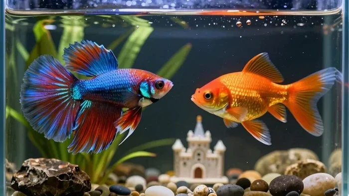 Can a Goldfish and Betta Fish Live Together